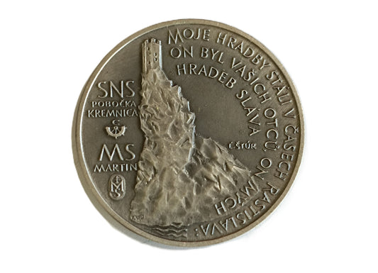 1981 medaila Ľudovít Štúr SNS Kremnica