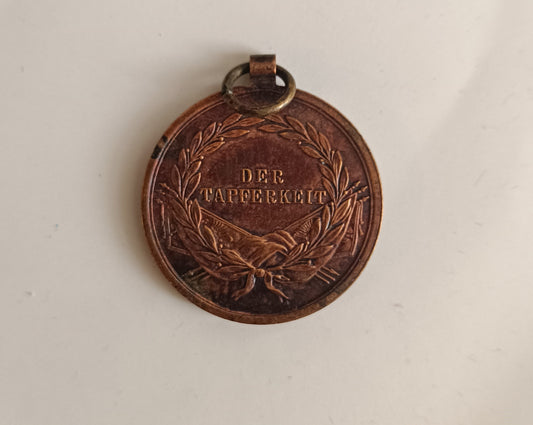 Bronzová medaila Za statočnosť DER TAPFERKEI František Jozef I