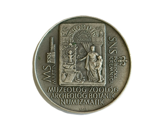 1982 medaila MUDr Ján Petrikovich SNS Kremnica