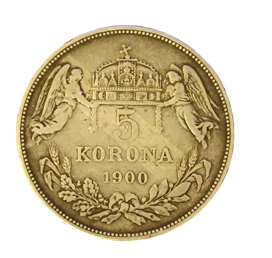 1900 František Jozef I. - 5 Koruna KB top stav
