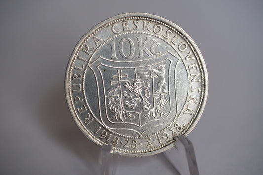1928 / 10 kčs Desáte výročí vzniku Československé republiky