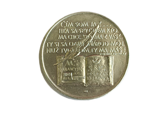 1981 medaila Pavol Országh Hviezdoslav SNS Kremnica