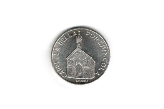 Postriebrená medaila sv. František z Assisi