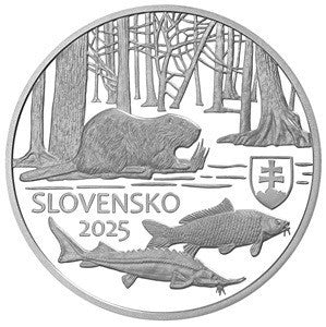 2025 Strieborná minca 20€- Chránená krajinná oblasť Dunajské luhy