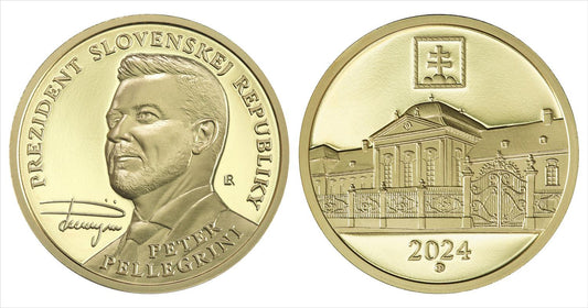 2025 Medaila MS pozlátená, Prezident SR - Peter Pellegrini