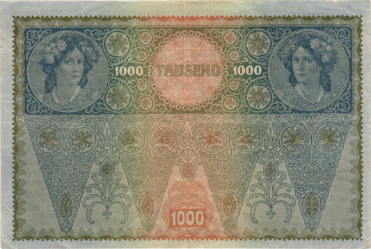 1919 1000 Koruna Rakúsko